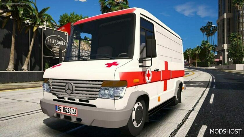 Mercedes-Benz Vario – Ambulance for Grand Theft Auto V