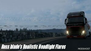 Ross Blade’s Realistic Headlight Flare V2.0 [1.49] for Euro Truck Simulator 2