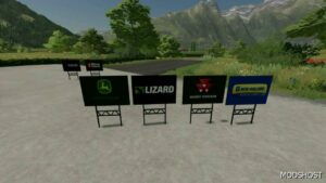 FS22 Pack Mod: Brand Yard Signs (Image #3)