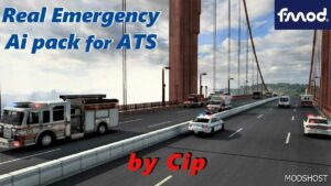 Real Emergency AI Pack Base Edition [1.49] for American Truck Simulator