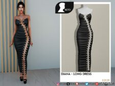 Diana (Dress V1) for Sims 4