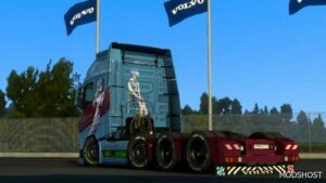 ETS2 Volvo Mod: REI Ayanami Skin Final Version for Pendragon Volvo FH12 by ZEN Workshop (Image #3)