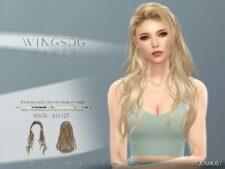 Flowing and Gentle Straight Hair for Sims 4