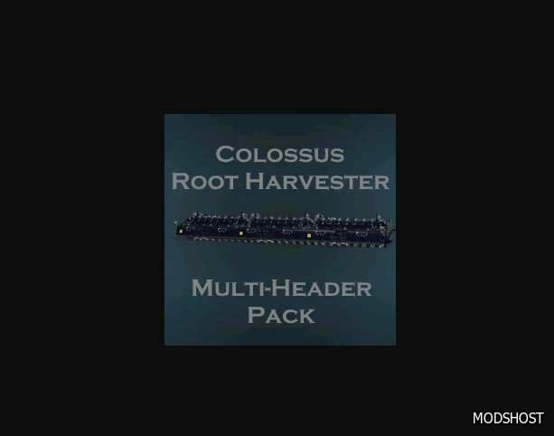Lizard Colossus Root Harvester Extended Headers for Farming Simulator 22