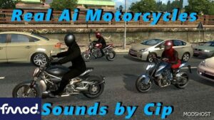 Real AI Motorcycles Sounds [1.49] for Euro Truck Simulator 2