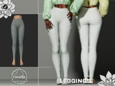 Sims 4 Bottoms Clothes Mod: Leggings & Hoodie – SET 361 (Image #2)