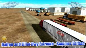 Dalton and Elliot HWY Extreme 1:1 Summer Map [1.49] for American Truck Simulator