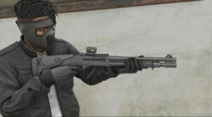 GTA 5 Weapon Mod: Benelli M4 Tactical Animated (Image #4)