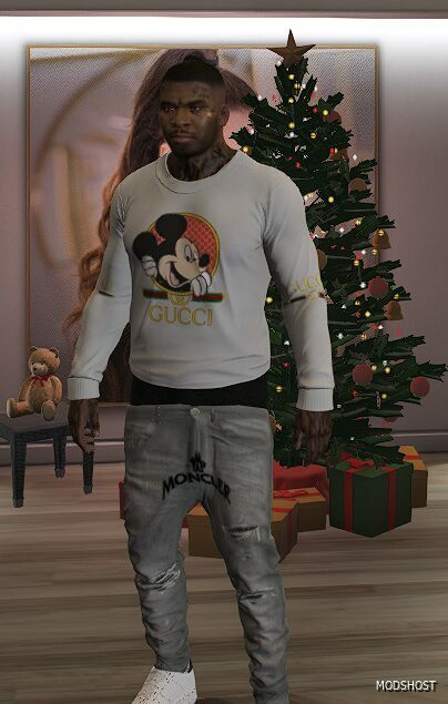 GTA 5 Player Mod: Christmas Pack & More for Franklin V1.1 (Featured)