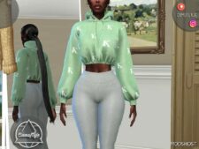 Leggings & Hoodie – SET 361 for Sims 4