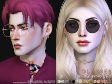 Sims 4 Accessory Mod: Shine Forever Glasses (Image #2)