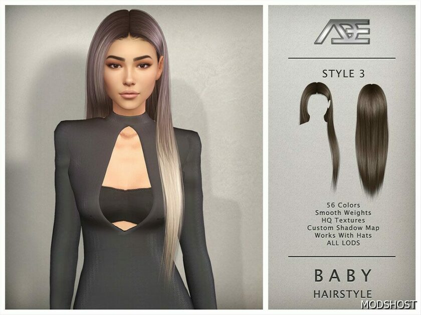 Baby Hairstyle No.3 for Sims 4