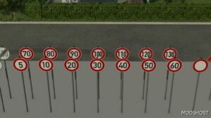 FS22 Object Mod: German Traffic Signs (Prefab) V1.0.0.1 (Image #4)