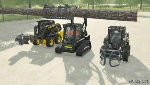 FS22 NEW Holland Mod: Skid Steer Forestry NEW Holland L330 and C362 Pack (Image #2)