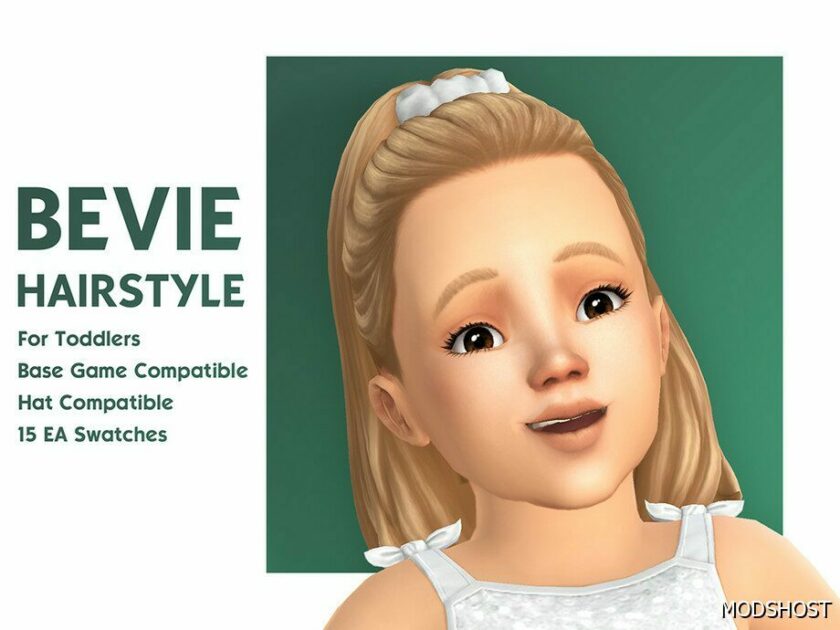 Bevie Hair for Sims 4