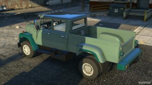 GTA 5 Vehicle Mod: 1976 International Loadstar 1700 Crew CAB Add-On | Extras | Vehfuncs V | Lods (Image #4)