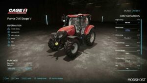 FS22 Case IH Tractor Mod: Puma CVX 175 Stage V V1.3 (Image #2)