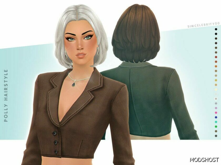 Polly Hairstyle for Sims 4