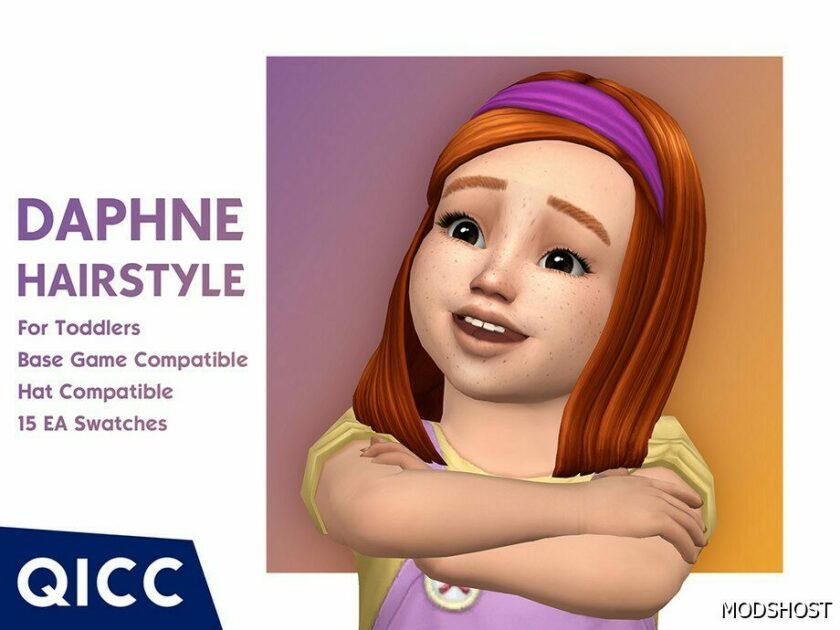 Daphne Hair for Sims 4