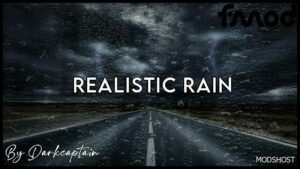 ETS2 Realistic Rain V4.7 by Darkcaptain 1.49 mod