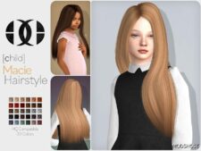 Sims 4 Macie Hairstyle Child mod