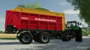 FS22 Rapide Trailer Mod: 580V 8-Wheel Tandem (Image #5)