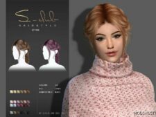 Sims 4 Elegant Braid Hairstyle Jasmine 071123 mod