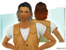 Sims 4 Augusto Hairstyle mod