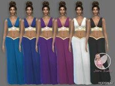 Sims 4 Everyday Clothes Mod: Simythology Dress Aset 1 (Image #2)