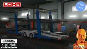 ETS2 Lohr Car Transport Trailer 1.49 mod