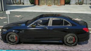 GTA 5 Mercedes-Benz Vehicle Mod: 2020 Mercedes-Benz C63S AMG (Image #2)