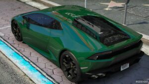 GTA 5 Lamborghini Vehicle Mod: Huracan LP610-4 (Image #3)