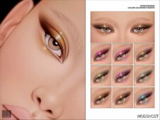 Sims 4 Glossy Eyeshadow N268 mod