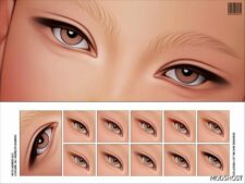 Sims 4 Eyeliner N291 V1 Matte Version mod