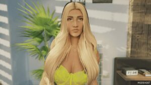 GTA 5 Long Layered Hair for MP Female mod