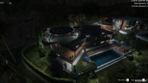 GTA 5 Map Mod: Franklin Home Private Helipad V0.1 (Image #4)