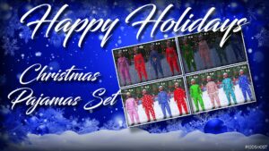 GTA 5 Player Mod: Christmas Pajamas SET for MP Male / Female (Featured)