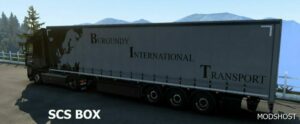 ETS2 Mod: Burgundy International Transport Skin Pack (Image #3)