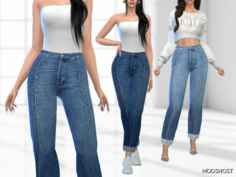 Sims 4 Zahara Jeans mod