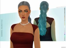 Sims 4 Barbra Hairstyle mod
