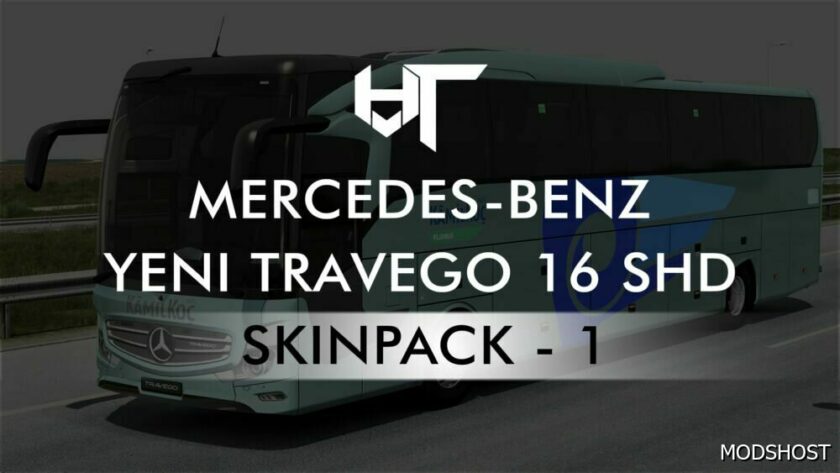 ETS2 Mercedes-Benz NEW Travego 16 SHD – Skinpack 1 1.49 mod