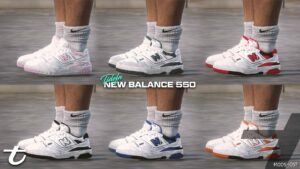 GTA 5 Player Mod: NEW Balance 550 for MP Male (Featured)