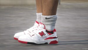 GTA 5 Player Mod: NEW Balance 550 for MP Male (Image #2)