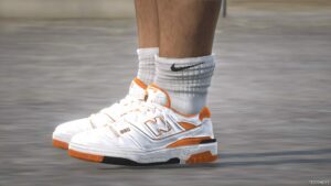 GTA 5 Player Mod: NEW Balance 550 for MP Male (Image #4)