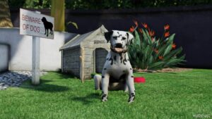 GTA 5 Player Mod: Dalmatian PED Add-On / Replace (Featured)