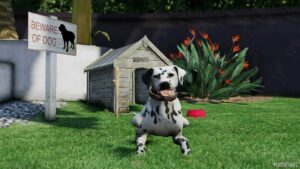 GTA 5 Player Mod: Dalmatian PED Add-On / Replace (Image #3)