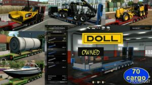 ETS2 Ownable Doll Panther Overweight Trailer V1.4.17 mod