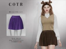 Sims 4 Mini Skirt B-80 mod