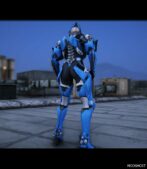 GTA 5 Player Mod: Mecha Female Add-On PED (Image #3)