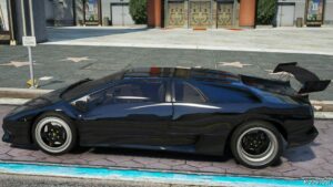 GTA 5 Lamborghini Vehicle Mod: Diablo SV (Image #2)